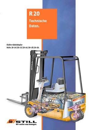 Čelní vysokozdvižné elektrické vozíky Still R 20-20