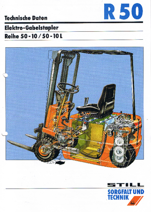 Čelní vysokozdvižné elektrické vozíky Still R 50-10