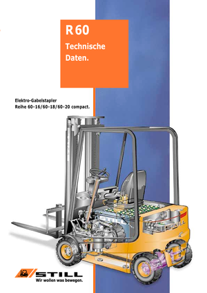 Čelní vysokozdvižné elektrické vozíky Still R 60-20 C