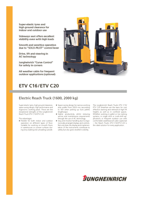 Elektrické retraky Jungheinrich ETV C20