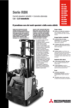 Elektrické retraky Mitsubishi RB 16 NS