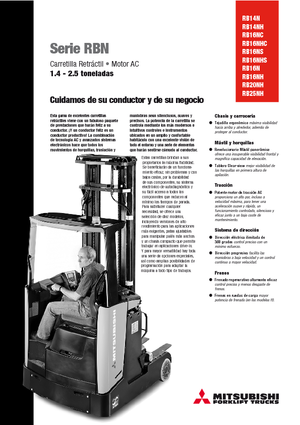 Elektrické retraky Mitsubishi RB 16 NS