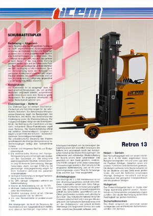 Elektrické retraky Icem Retron