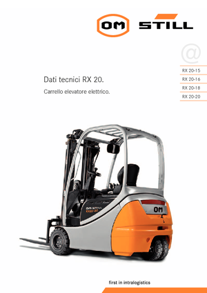 Čelní vysokozdvižné elektrické vozíky Still RX 20-20 P