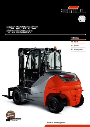 Čelní vysokozdvižné elektrické vozíky Still RX 60-80