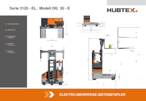 Elektrické vysokozdvižné vozíky s bočním ložením Hubtex DS 30 EL
