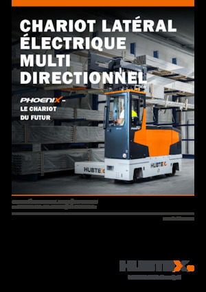 Elektrické vysokozdvižné vozíky s bočním ložením Hubtex Phoenix