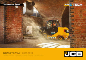 Elektrické teleskopické nakladače JCB TLT 30-19E  