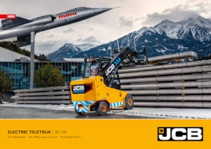 Elektrické teleskopické nakladače JCB 30-19E 