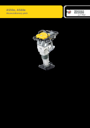 Vibrační pěchy elektrické Wacker Neuson AS60e 