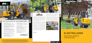 Elektrické kolové nakladače Schäffer 24e