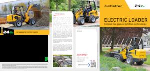 Elektrické kolové nakladače Schäffer 24e