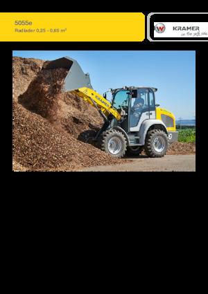 Elektrické kolové nakladače Kramer 5055 e