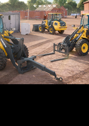 Elektrické kolové nakladače Volvo L20 ELECTRIC