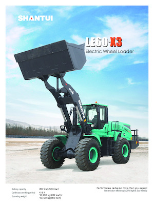 Elektrické kolové nakladače Shantui LE60-X3