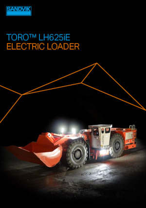 Elektrické kolové nakladače Sandvik LH625iE