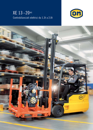Čelní vysokozdvižné elektrické vozíky OM XE 15/3 ac