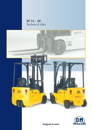 Čelní vysokozdvižné elektrické vozíky OM XE 15/3 ac