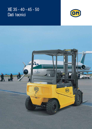 Čelní vysokozdvižné elektrické vozíky OM XE 35