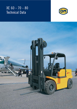 Čelní vysokozdvižné elektrické vozíky OM XE 70