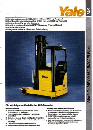 Elektrické retraky Yale MR 18