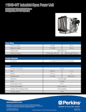 Motory Perkins 1104C-44T
