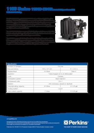 Motory Perkins 1104D-E44TA