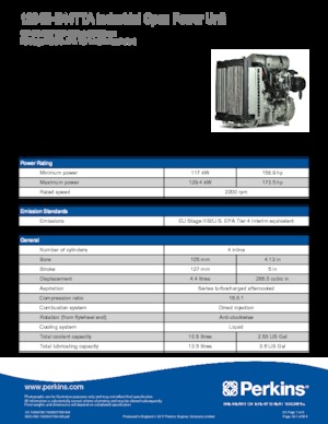 Motory Perkins 1204E-E44TTA