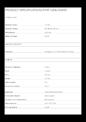 Motory Perkins 1204J-E44TA