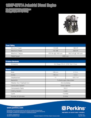 Motory Perkins 1206F-E70TA