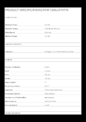 Motory Perkins 1206J-E70TTA