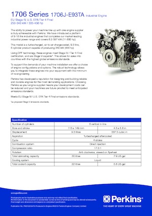 Motory Perkins 1706F-E93TA