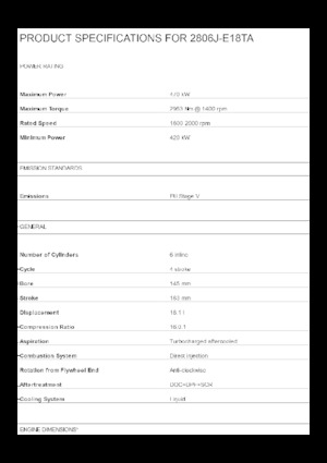 Motory Perkins 2806J-E18TA