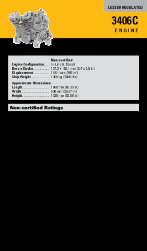 Motory Caterpillar 3406C