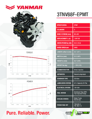 Motory Yanmar 3TNV88F-EPMT