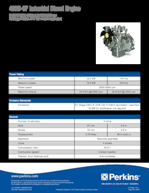 Motory Perkins 403D-07
