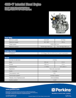 Motory Perkins 403D-17