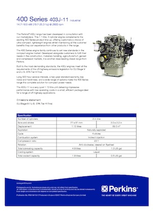Motory Perkins 403J-11