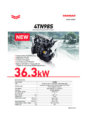 Motory Yanmar 4TN98S