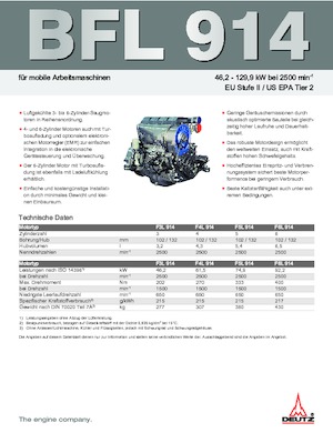 Motory Deutz BF 6 L 914 C