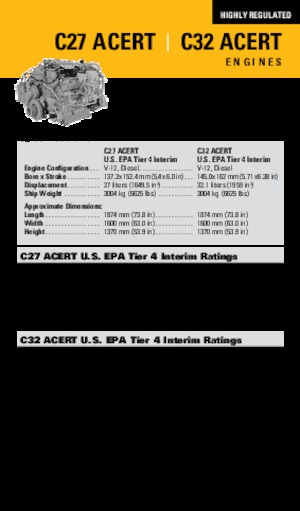 Motory Caterpillar C27