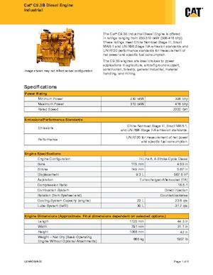 Motory Caterpillar C9.3B