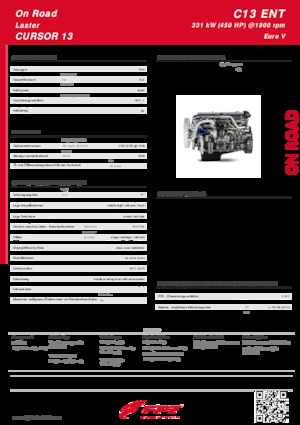 Motory FPT Industrial Cursor13 ENT (331 kW)