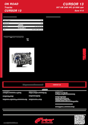 Motory FPT Industrial Cursor13 ENT (357 kW)