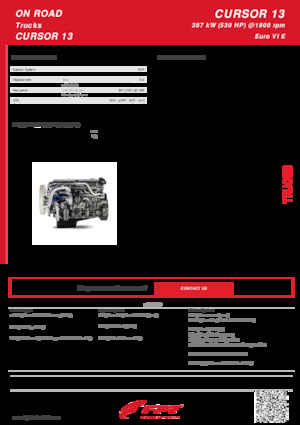 Motory FPT Industrial Cursor13 ENT (387 kW)