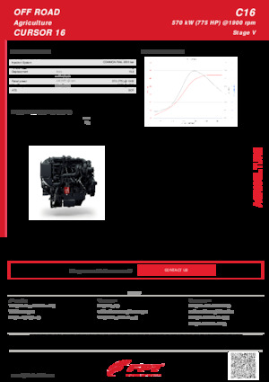 Motory FPT Industrial Cursor16 (570 kW)