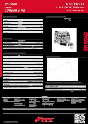 Motory FPT Industrial Cursor78 ENTG (213 kW)