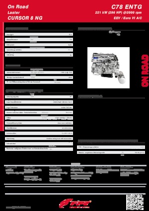 Motory FPT Industrial Cursor78 ENTG (221 kW)