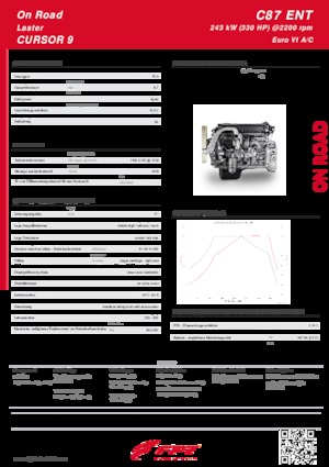 Motory FPT Industrial Cursor87 ENT (243 kW)