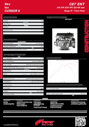 Motory FPT Industrial Cursor87 ENT (245 kW)